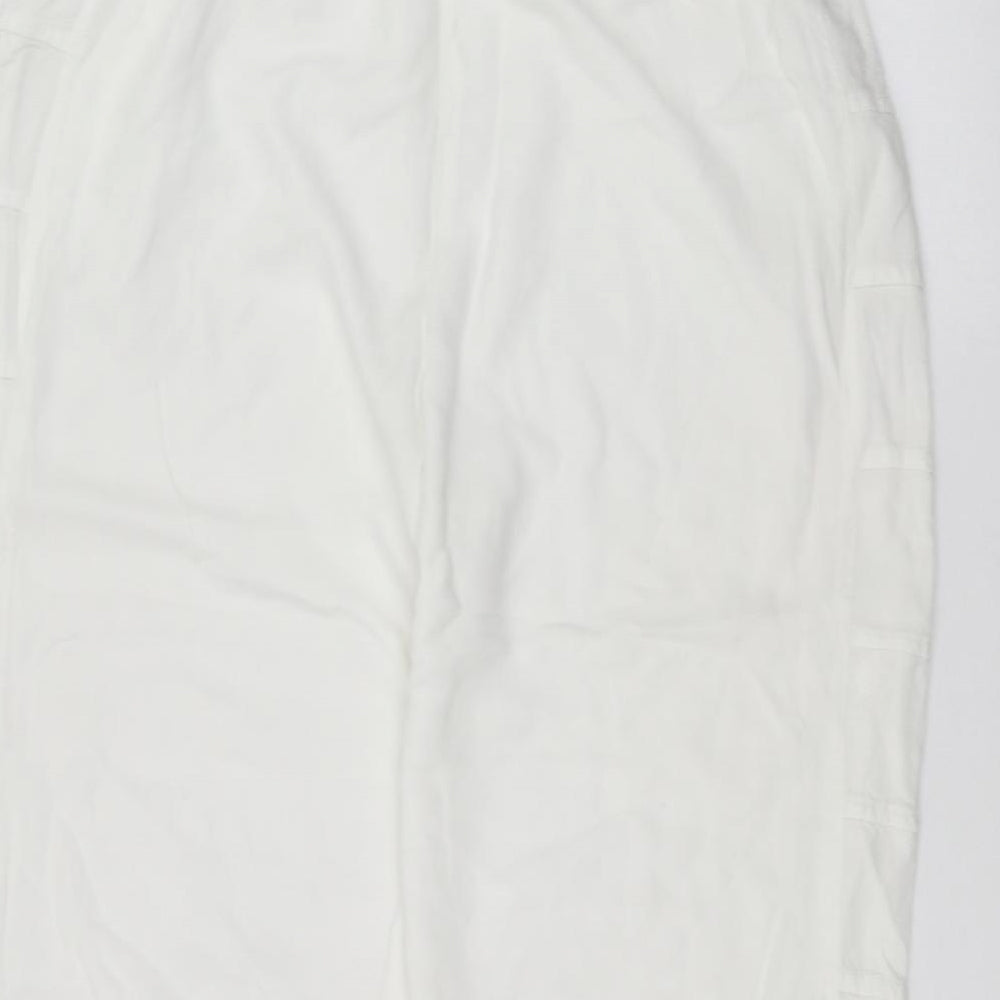 Ethnic nation Womens White   Bermuda Shorts Size L