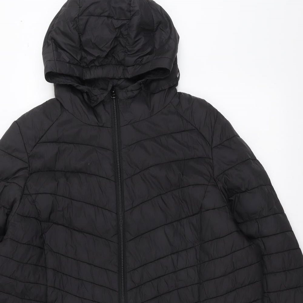 George Womens Black   Puffer Jacket Coat Size 20