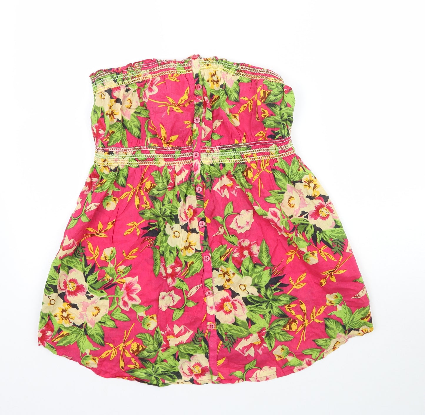 F&F Womens Multicoloured Floral  Mini  Size 18