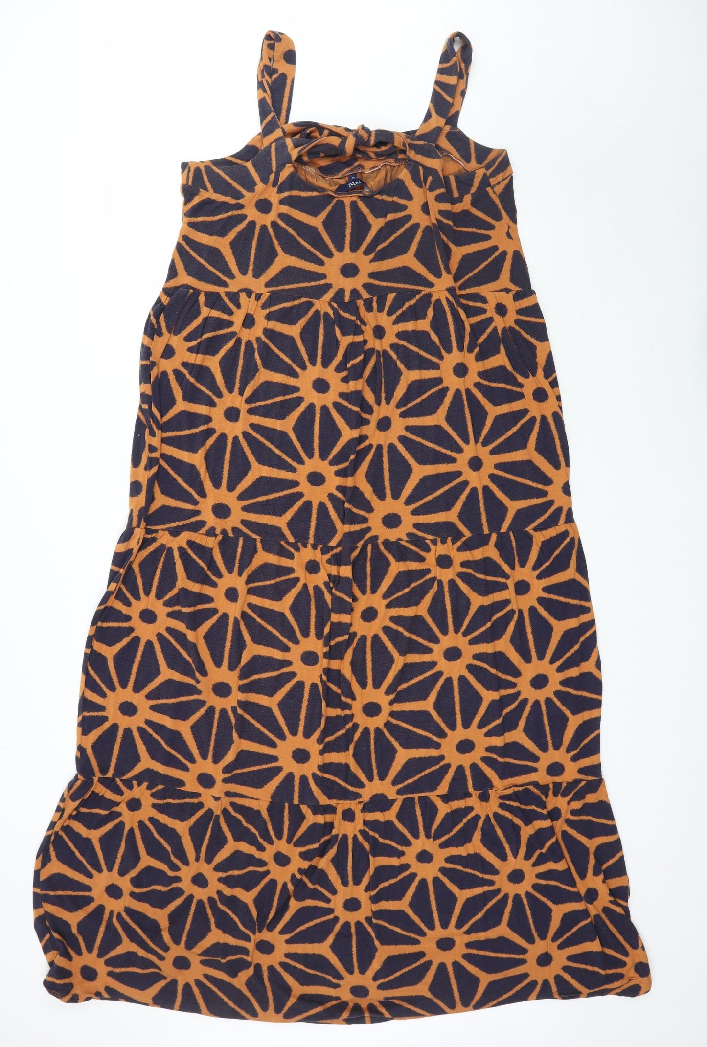 NEXT Womens Brown Floral  Maxi  Size 18