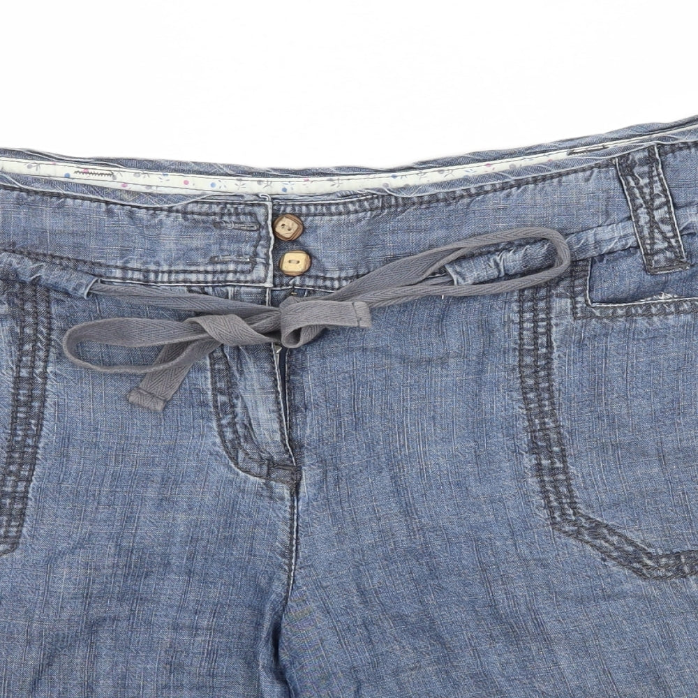 NEXT Womens Blue  Denim  Shorts Size 16
