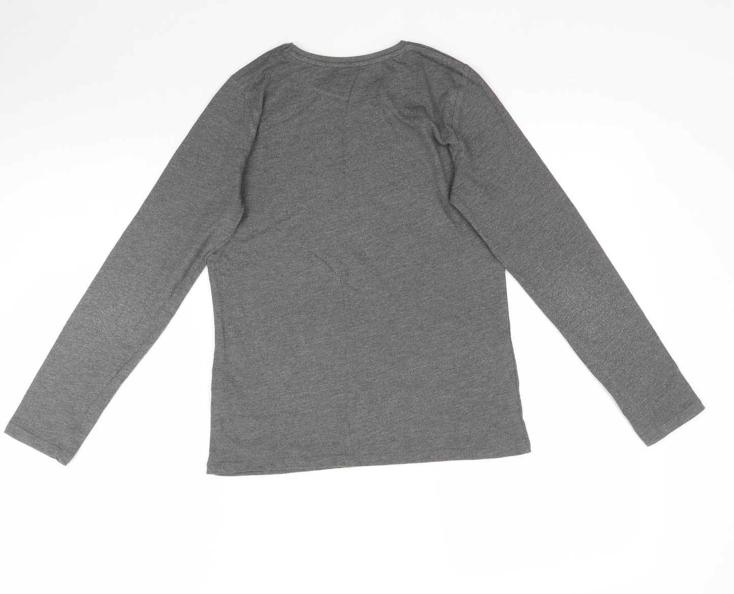 Primark Girls Grey Batik  Basic T-Shirt Size 10-11 Years  - Hey!