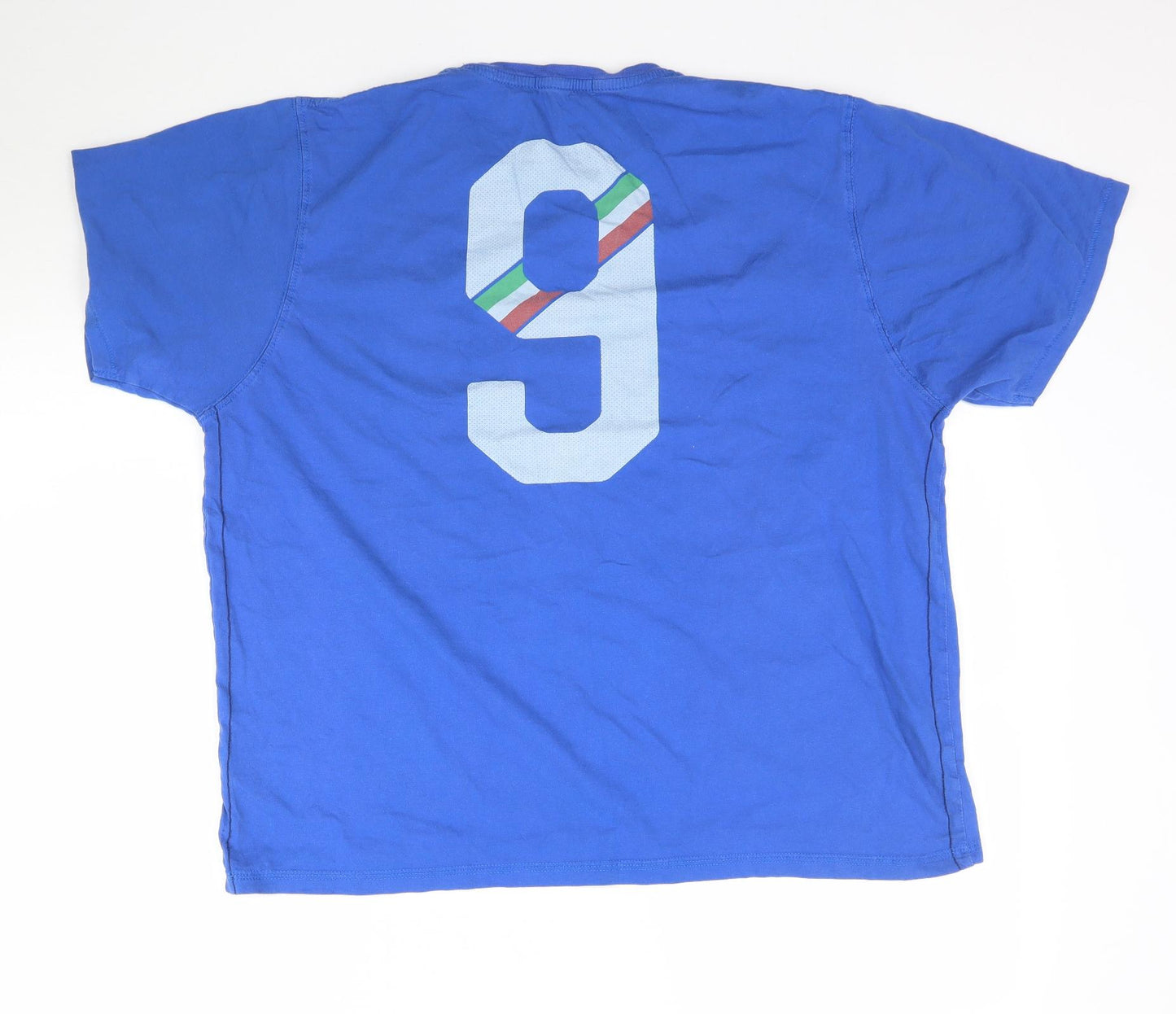 Ringspun Mens Blue    T-Shirt Size 2XL