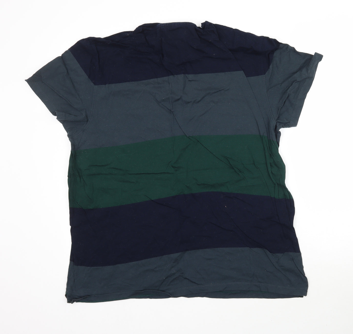 NEXT Mens Multicoloured Striped   T-Shirt Size 2XL