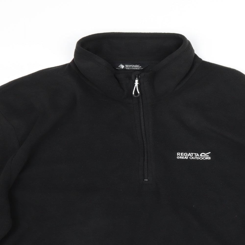 Regatta Mens Black  Fleece Pullover Sweatshirt Size 3XL