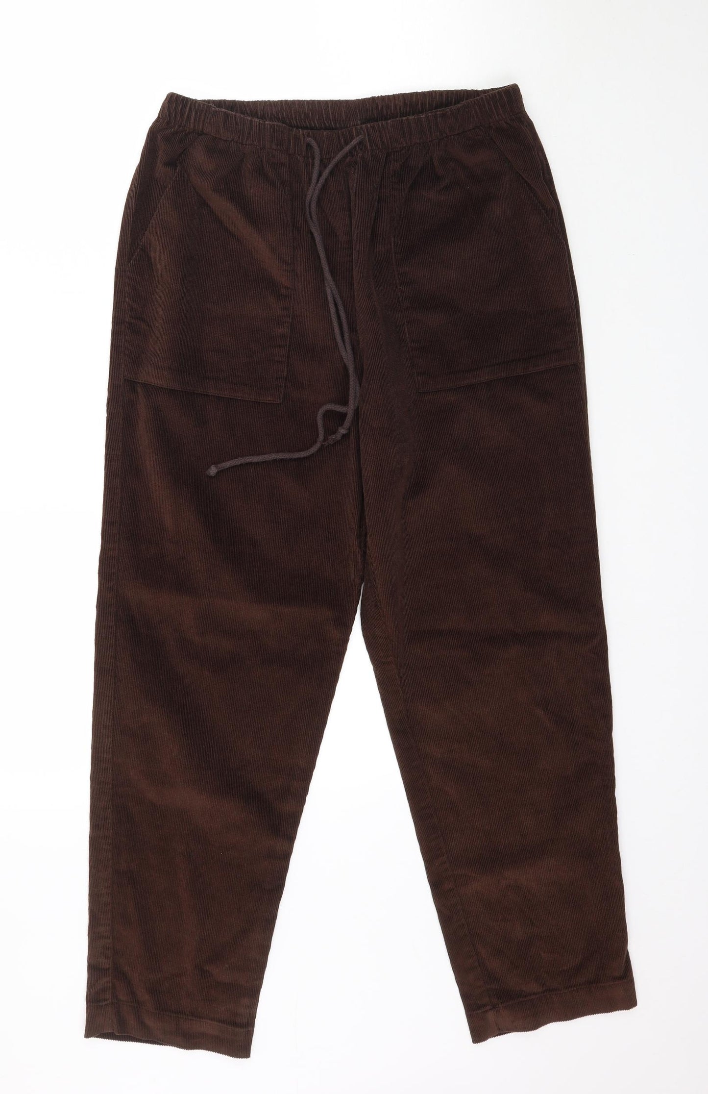 Damart Womens Brown  Corduroy Trousers  Size 14 L26 in