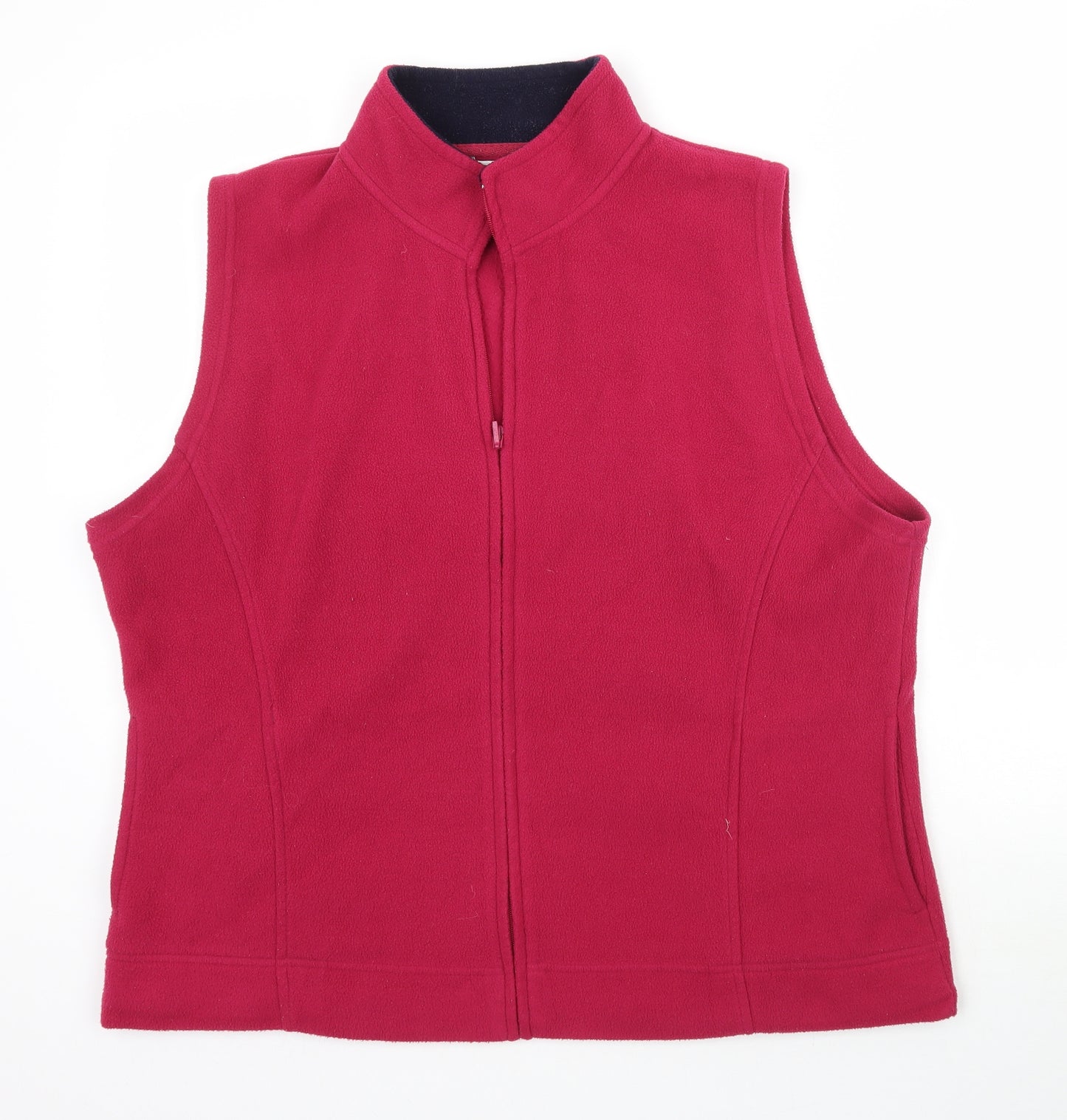 EWM Womens Pink  Fleece Full Zip Sweatshirt Size XL