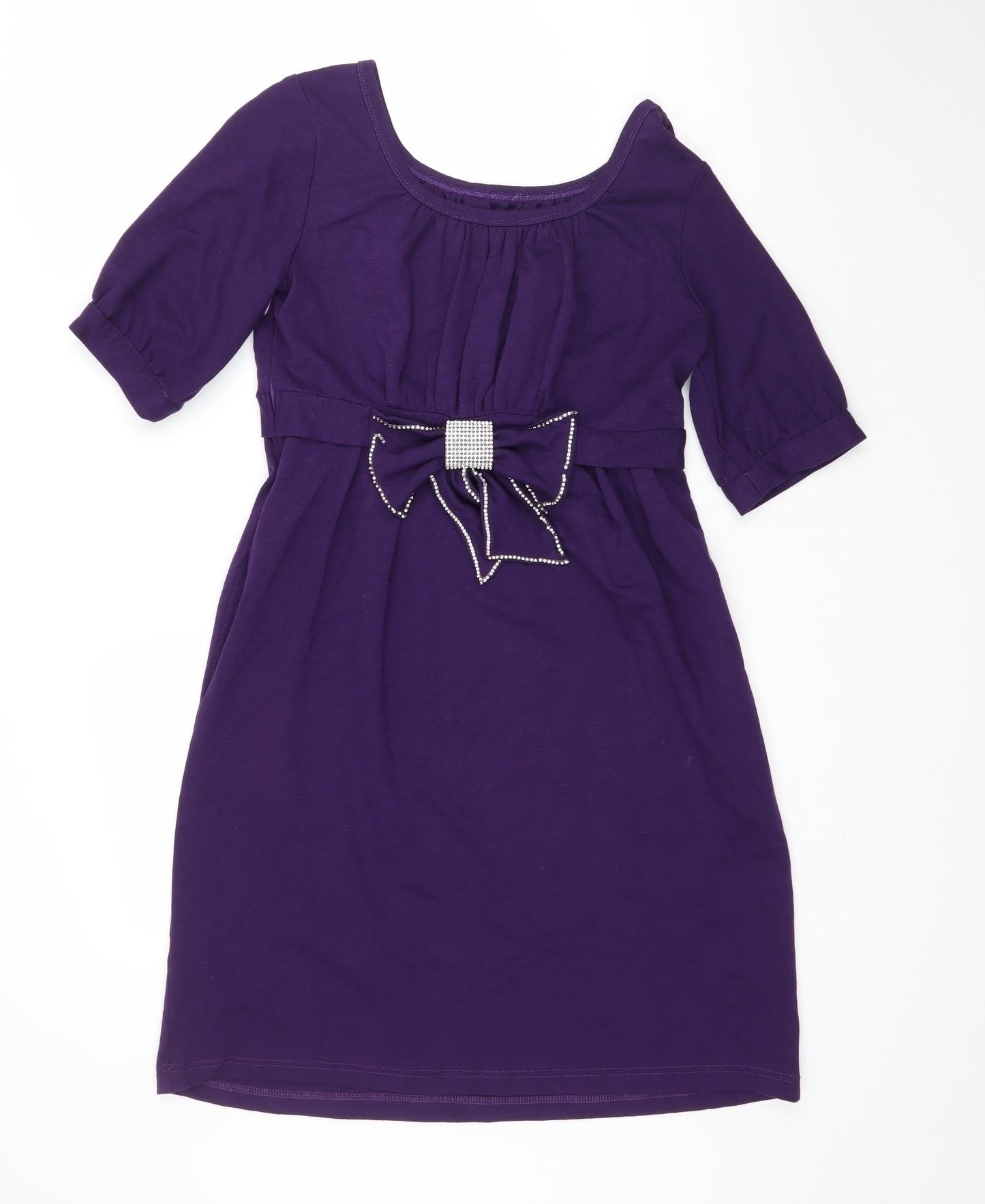 Huali Womens Purple   Fit & Flare  Size M