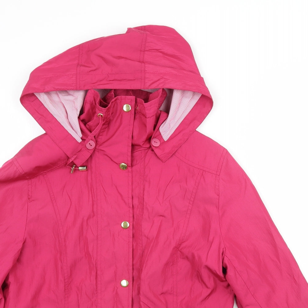 Marks and Spencer Womens Pink   Windbreaker Jacket Size 10