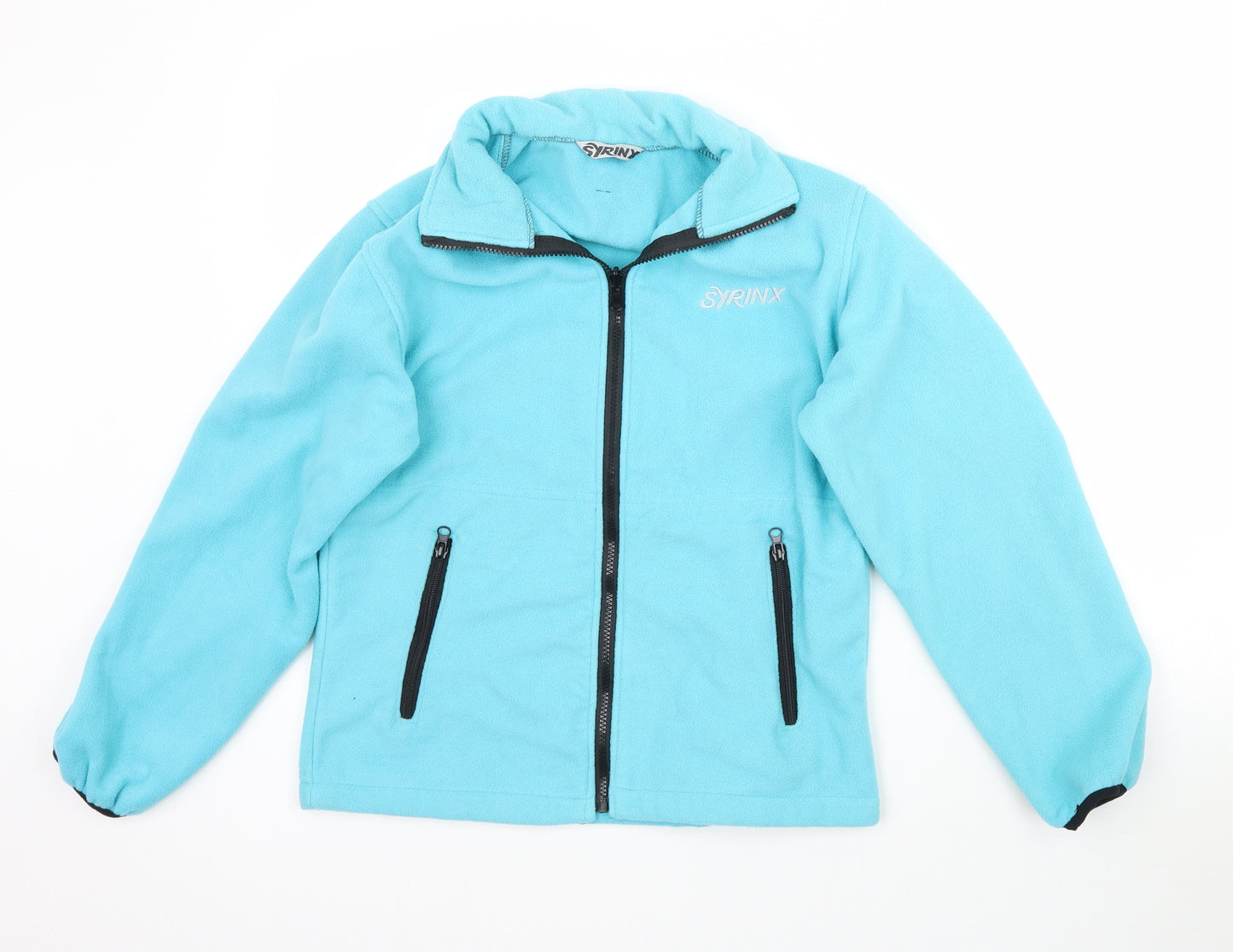 Syrinx Womens Blue  Fleece Full Zip Sweatshirt Size M