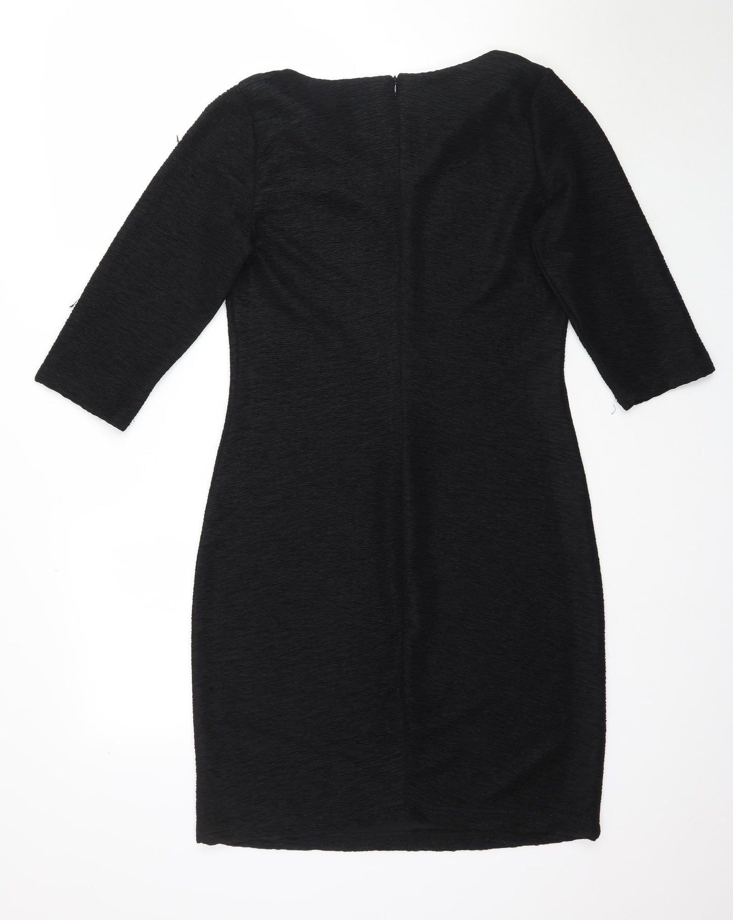 Sense Womens Black   Bodycon  Size 12  - Textured