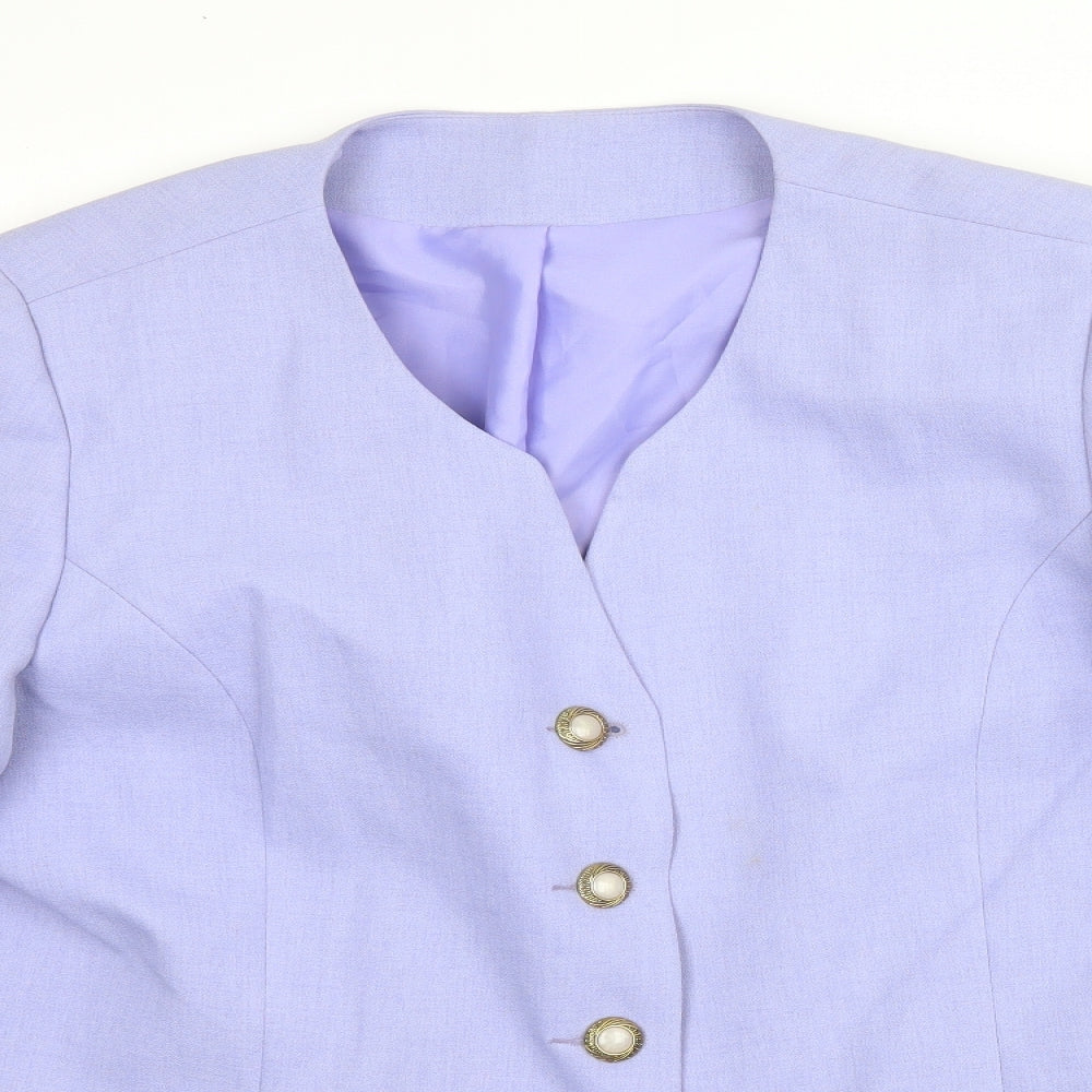 Debenhams Womens Purple   Jacket Suit Jacket Size 18