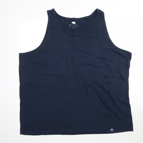 Bad Rhino Mens Blue   Basic T-Shirt Size 3XL