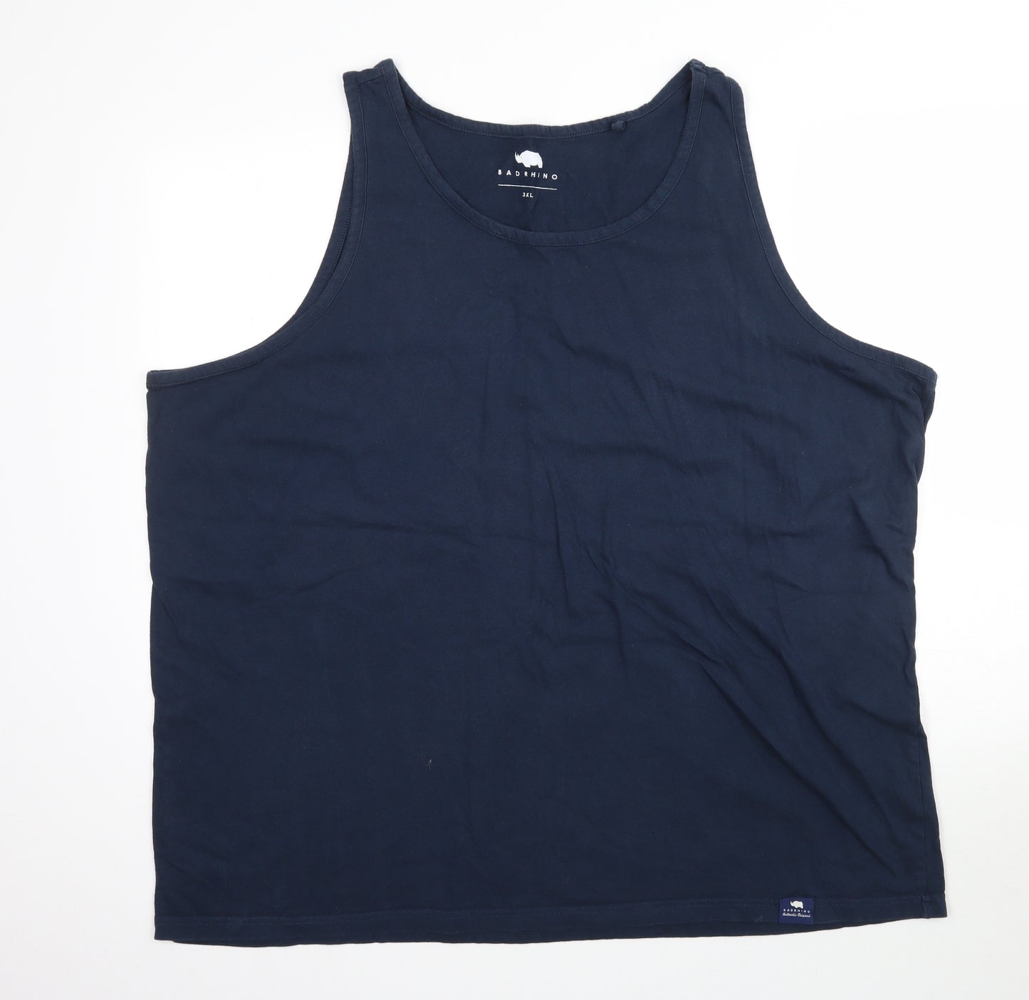 Bad Rhino Mens Blue   Basic T-Shirt Size 3XL
