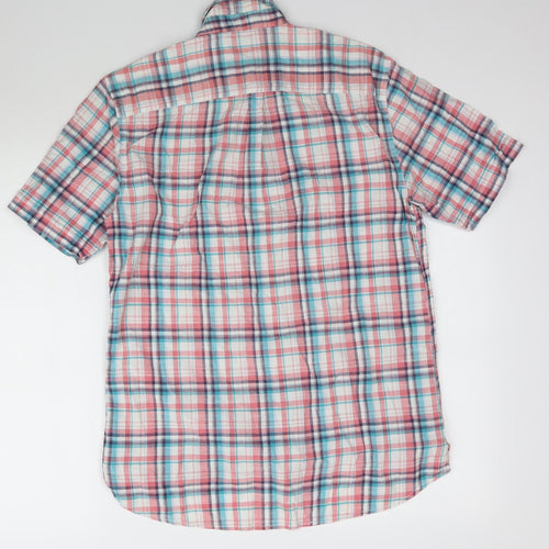 Matalan Mens Multicoloured Plaid   Button-Up Size S