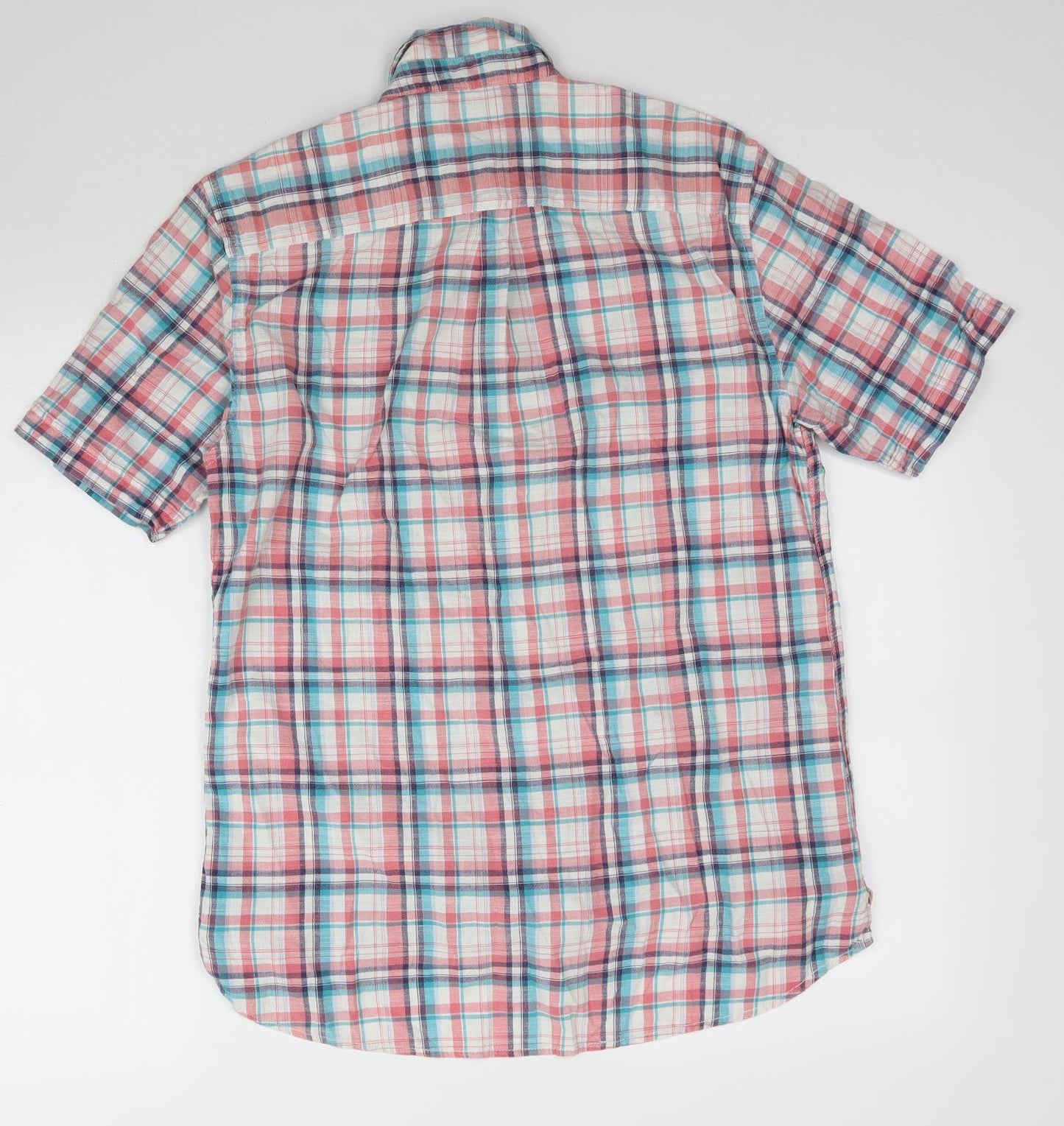 Matalan Mens Multicoloured Plaid   Button-Up Size S