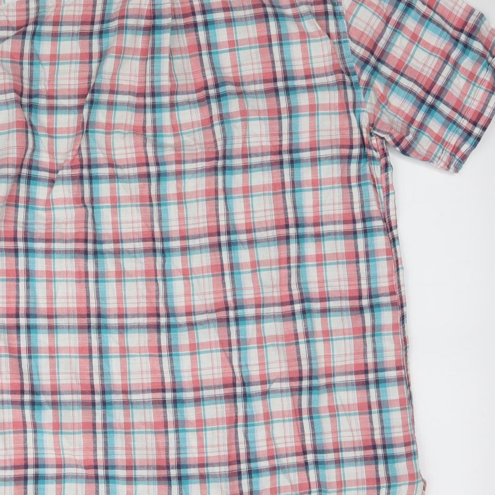 Matalan Mens Multicoloured Plaid   Button-Up Size S