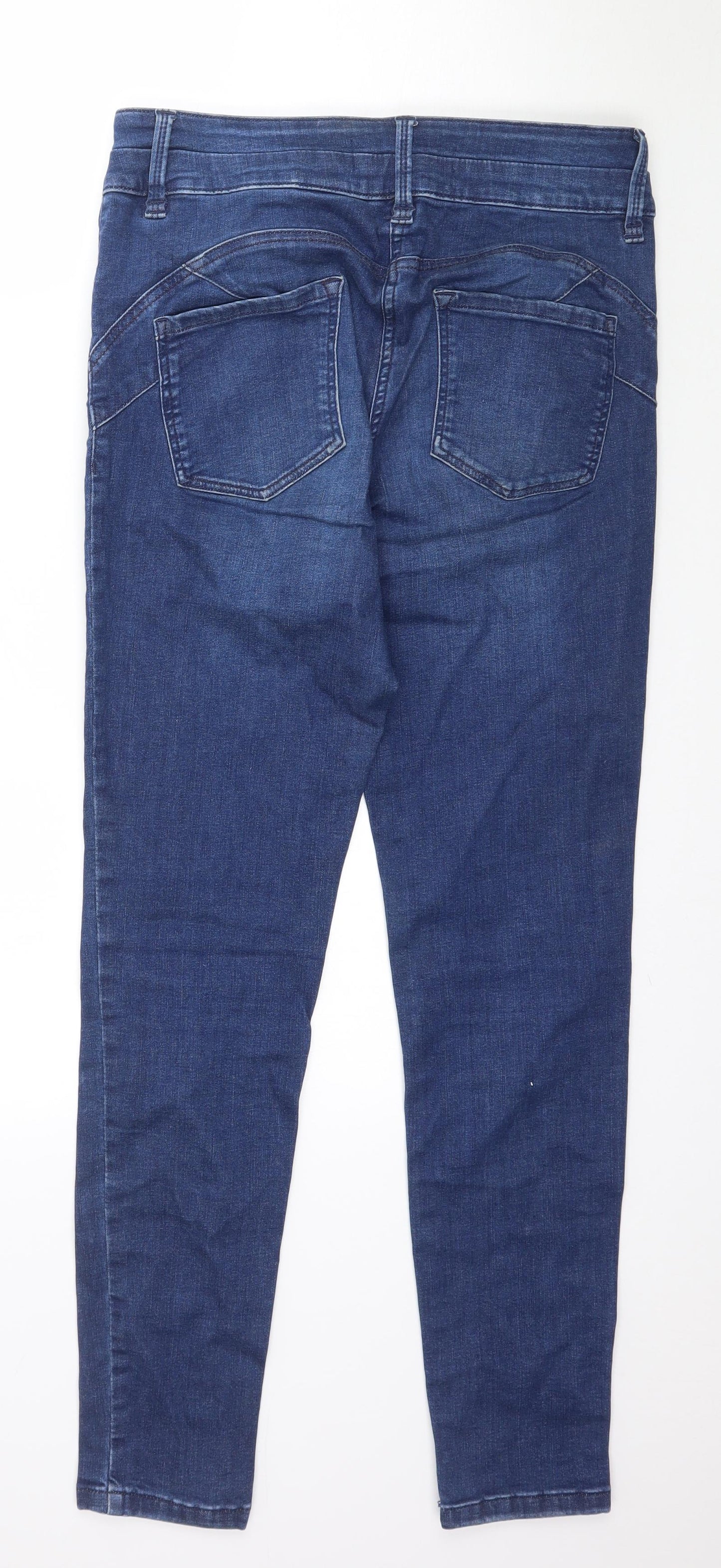 NEXT Womens Blue  Denim Skinny Jeans Size 12 L29 in