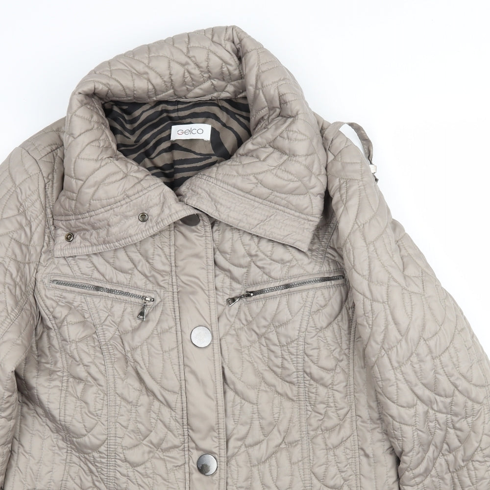 Gelco Womens Grey   Jacket Coat Size 12