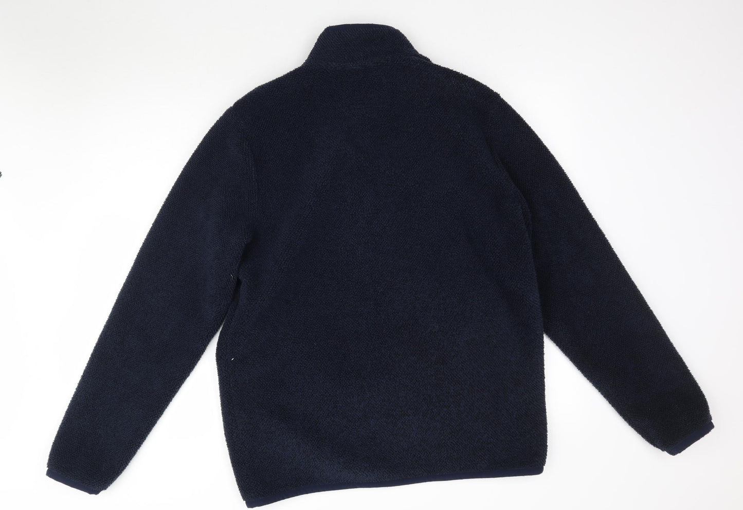 F&F Mens Blue  Fleece Full Zip Sweatshirt Size M