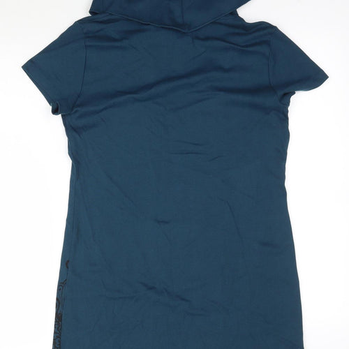 Cheer Womens Blue   Basic T-Shirt Size 10