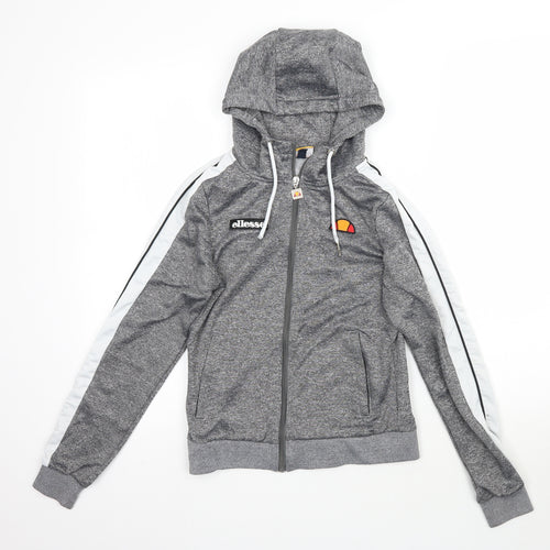 ellesse Womens Grey   Full Zip Hoodie Size 4