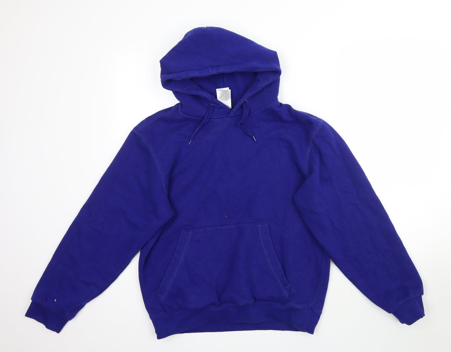 B&C collection Mens Blue   Pullover Hoodie Size S