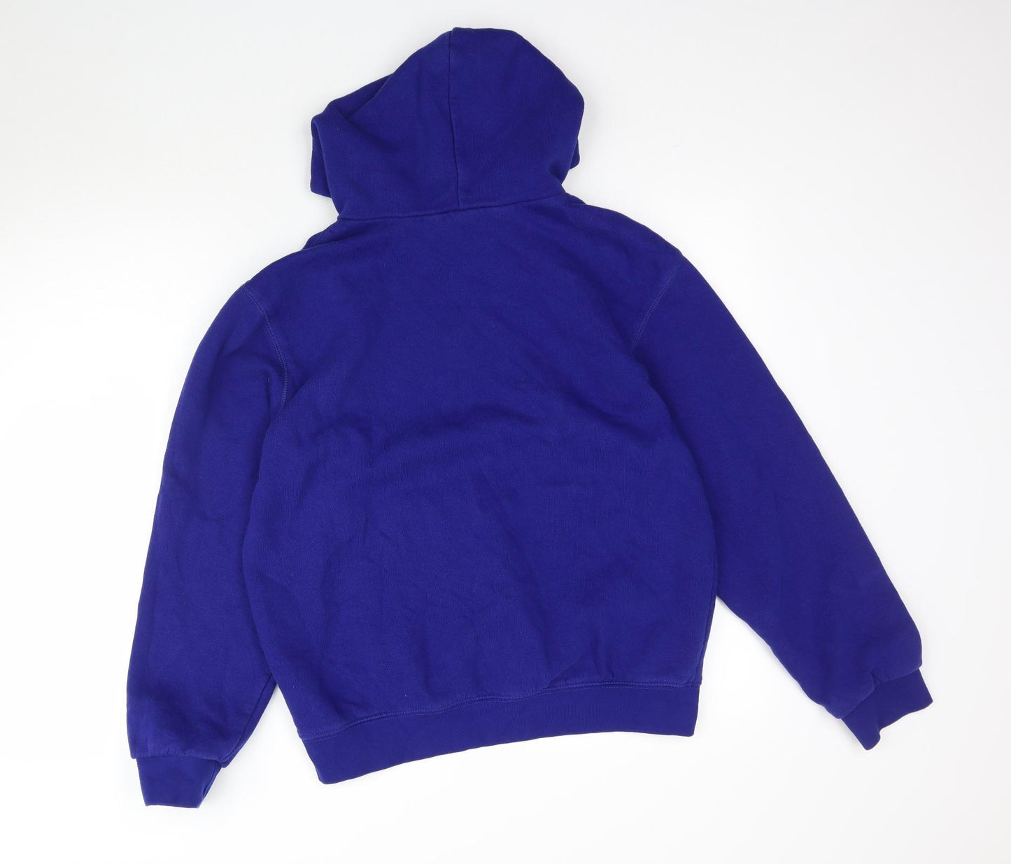 B&C collection Mens Blue   Pullover Hoodie Size S