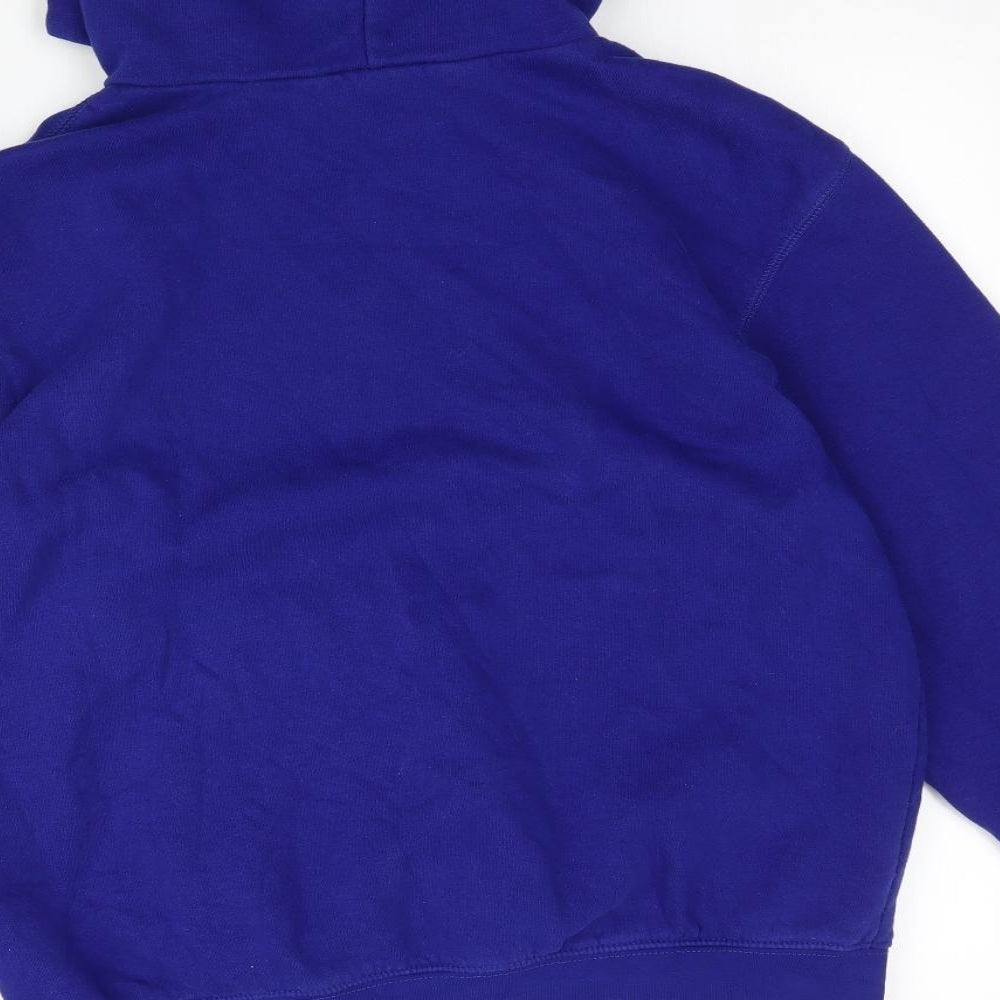 B&C collection Mens Blue   Pullover Hoodie Size S
