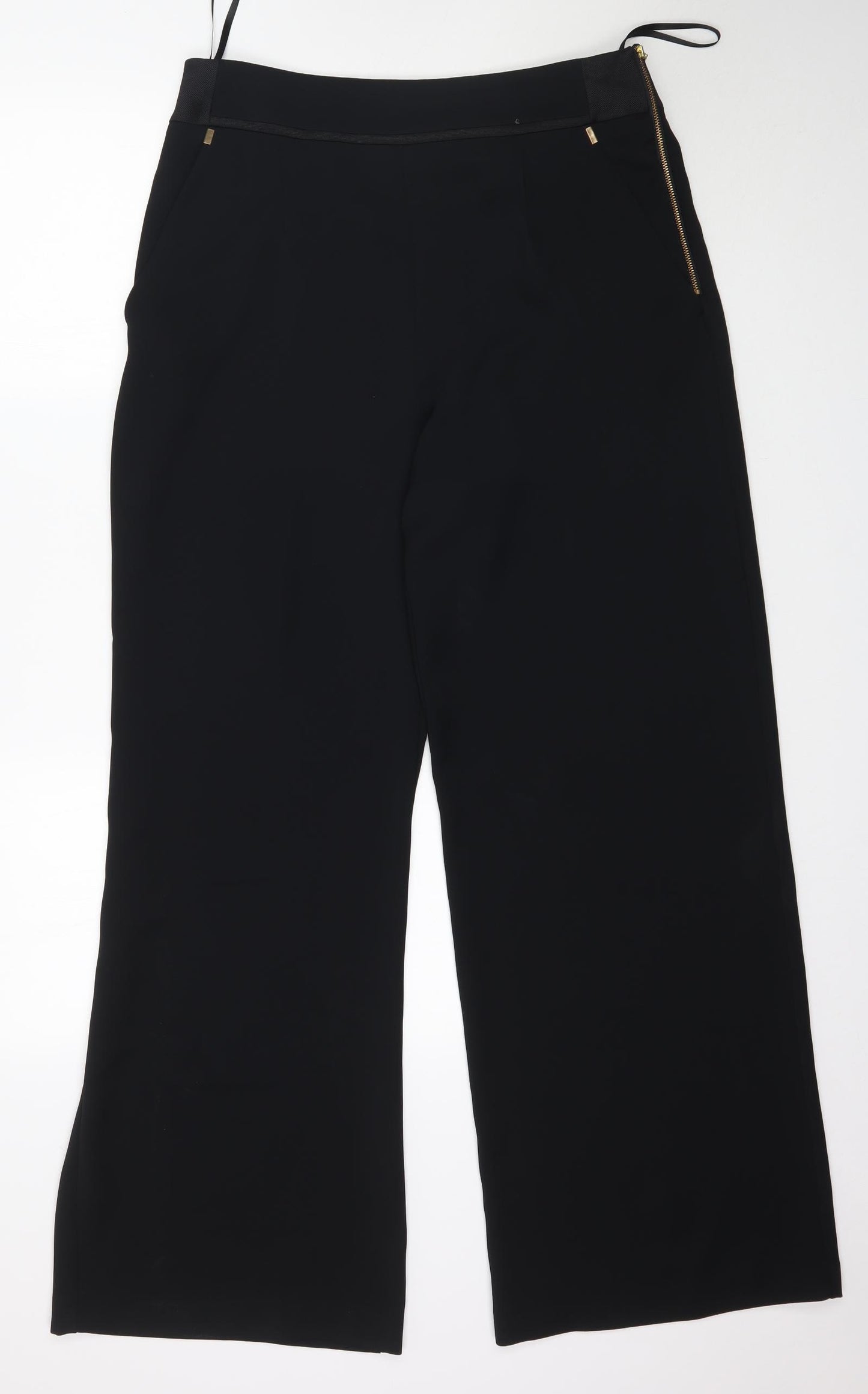 Coast Womens Black   Trousers  Size 14 L33 in