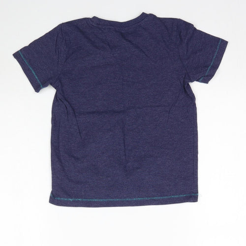 BHS Boys Blue   Basic T-Shirt Size 5-6 Years