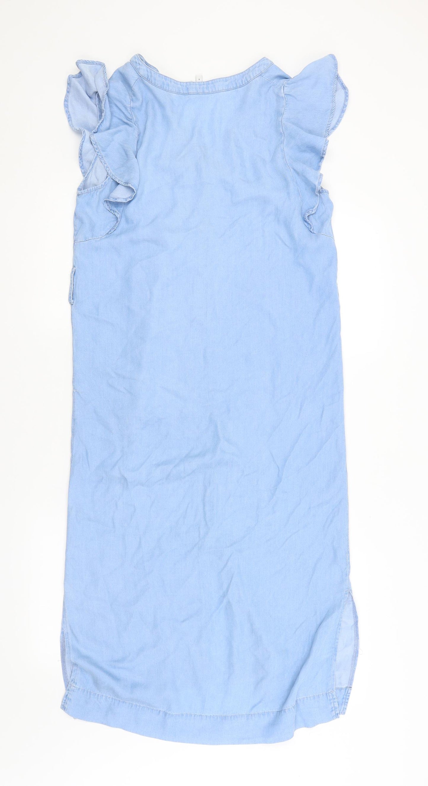 NEXT Womens Blue   Shirt Dress  Size 8