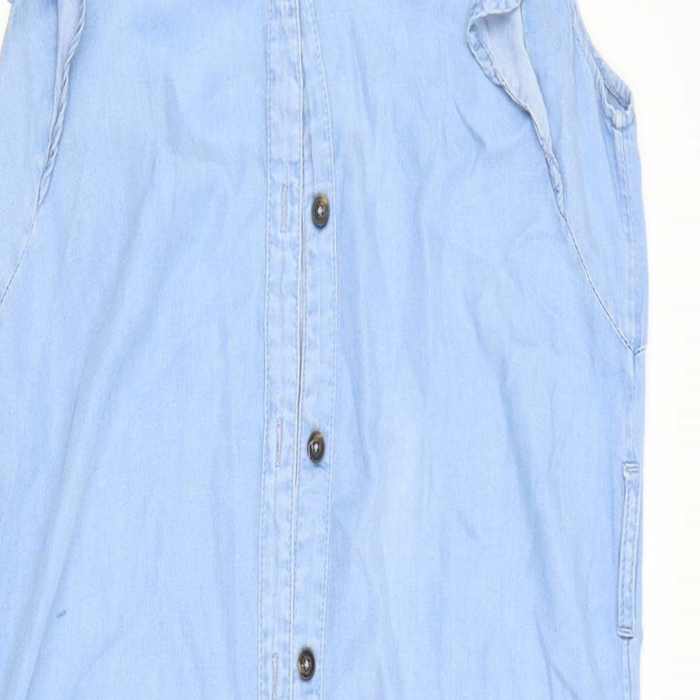 NEXT Womens Blue   Shirt Dress  Size 8