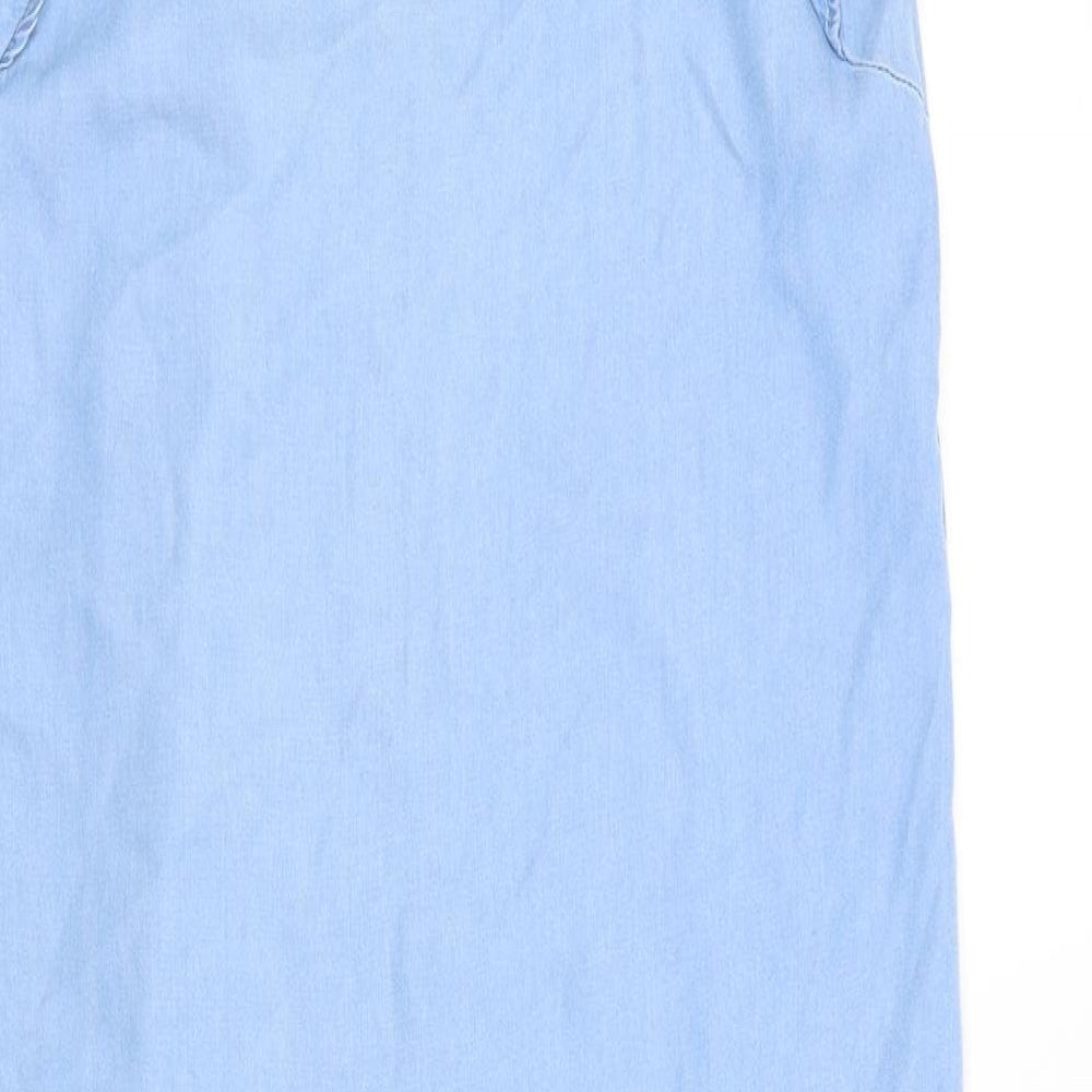 NEXT Womens Blue   Shirt Dress  Size 8