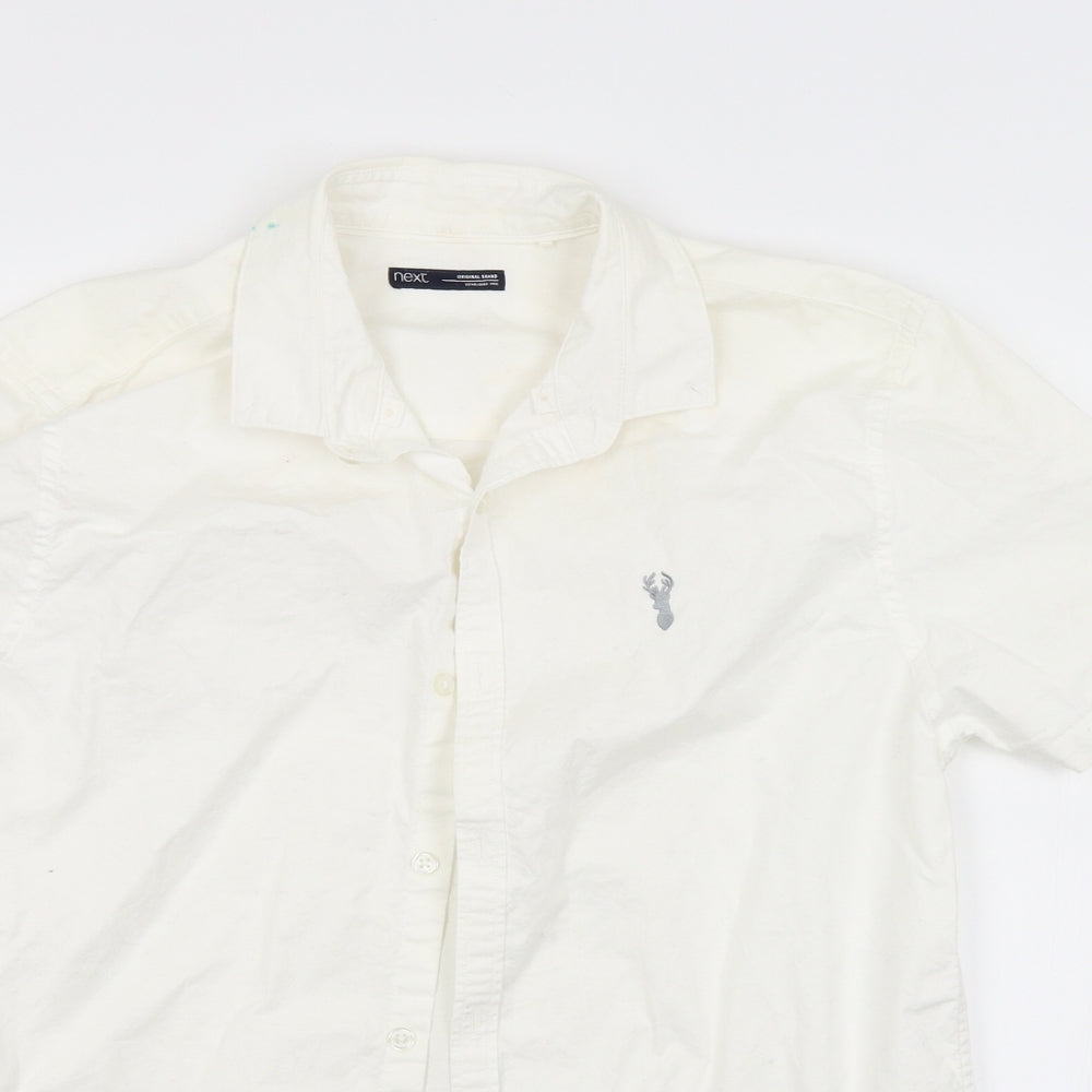 NEXT Boys White   Basic Button-Up Size 16 Years