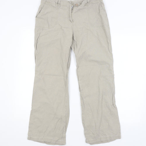 Preworn Womens Beige   Trousers  Size XL L26 in