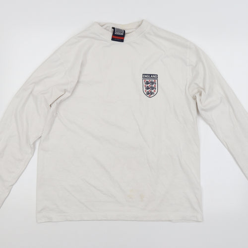 Admiral Mens White    T-Shirt Size L