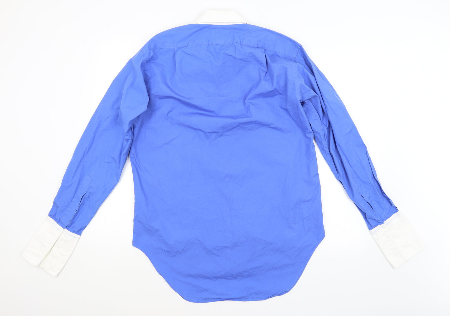 TM LEWIN Mens Blue    Dress Shirt Size 15.5