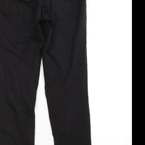 H&M Womens Black   Trousers  Size 10 L28 in