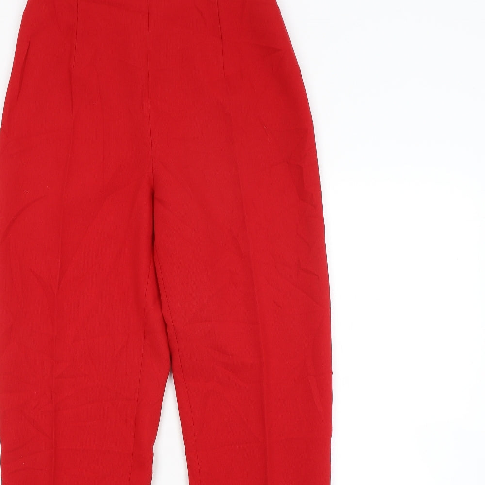 Tapioca Womens Red   Trousers  Size 12 L28 in