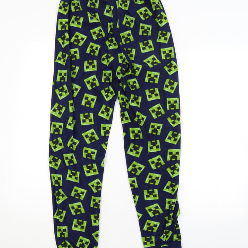 Primark Boys Multicoloured Geometric   Pyjama Pants Size 13-14 Years  - MINECRAFT