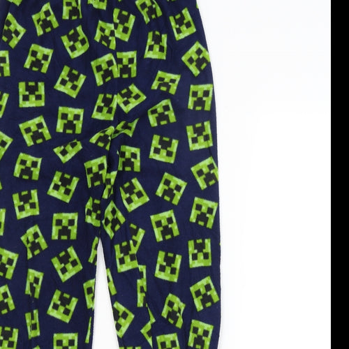 Primark Boys Multicoloured Geometric   Pyjama Pants Size 13-14 Years  - MINECRAFT