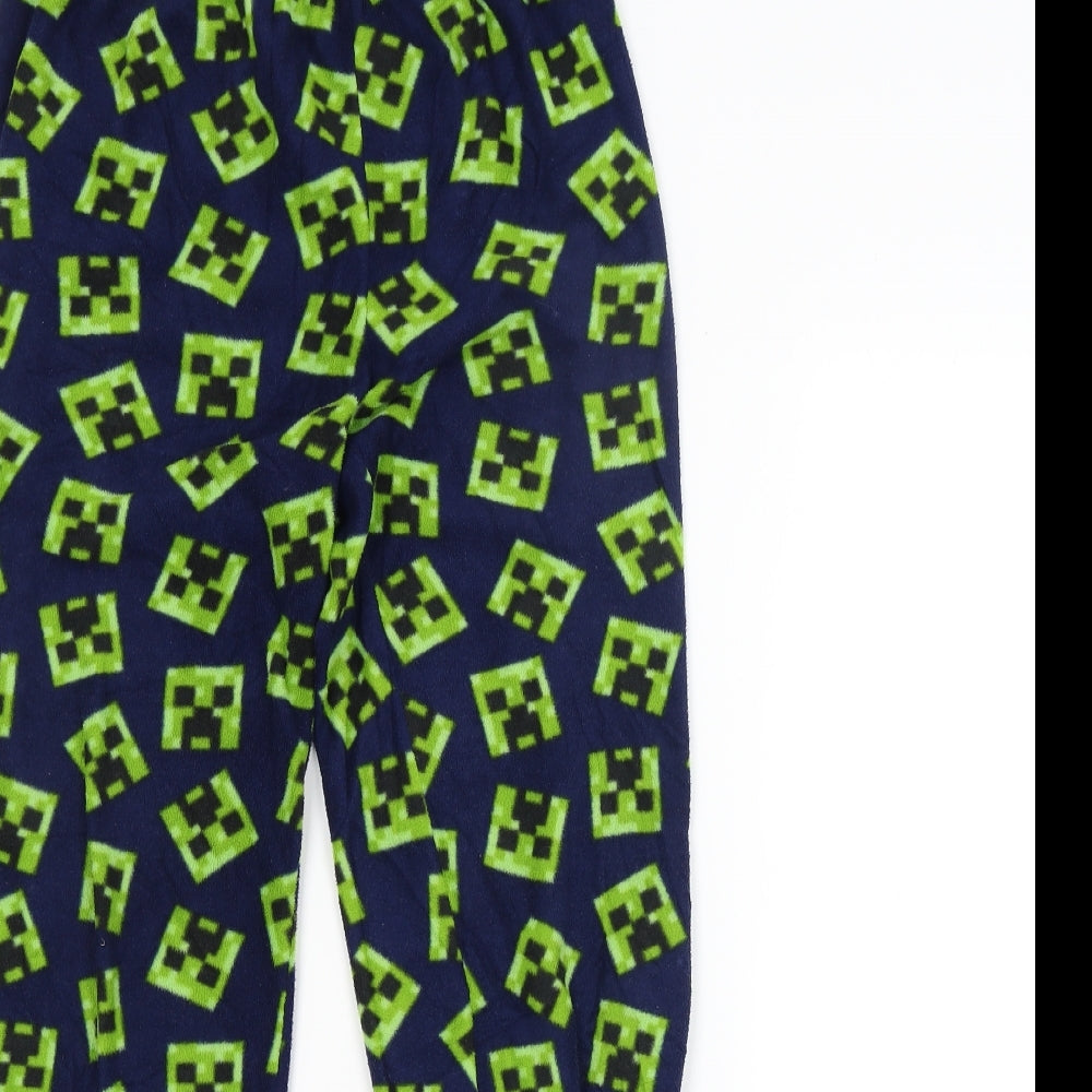 Primark Boys Multicoloured Geometric   Pyjama Pants Size 13-14 Years  - MINECRAFT