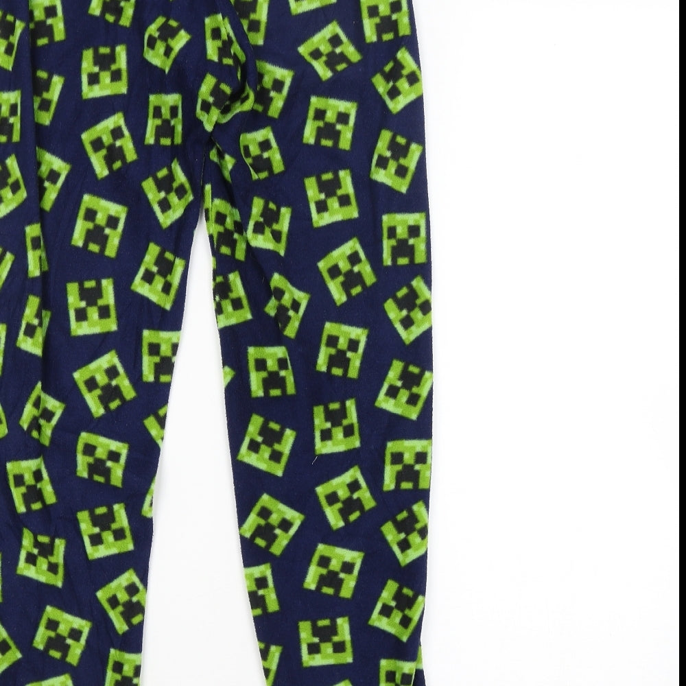 Primark Boys Multicoloured Geometric   Pyjama Pants Size 13-14 Years  - MINECRAFT