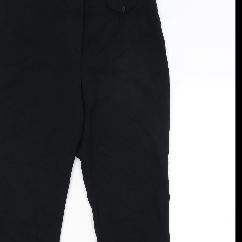 Hobbs Womens Black   Trousers  Size 12 L28 in
