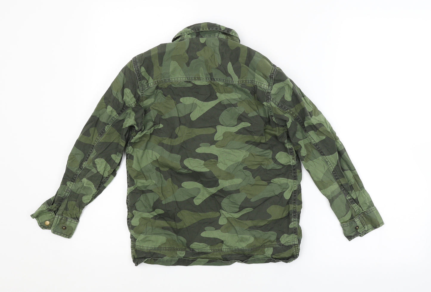 NEXT Boys Green Camouflage  Basic Jacket Jacket Size 8 Years