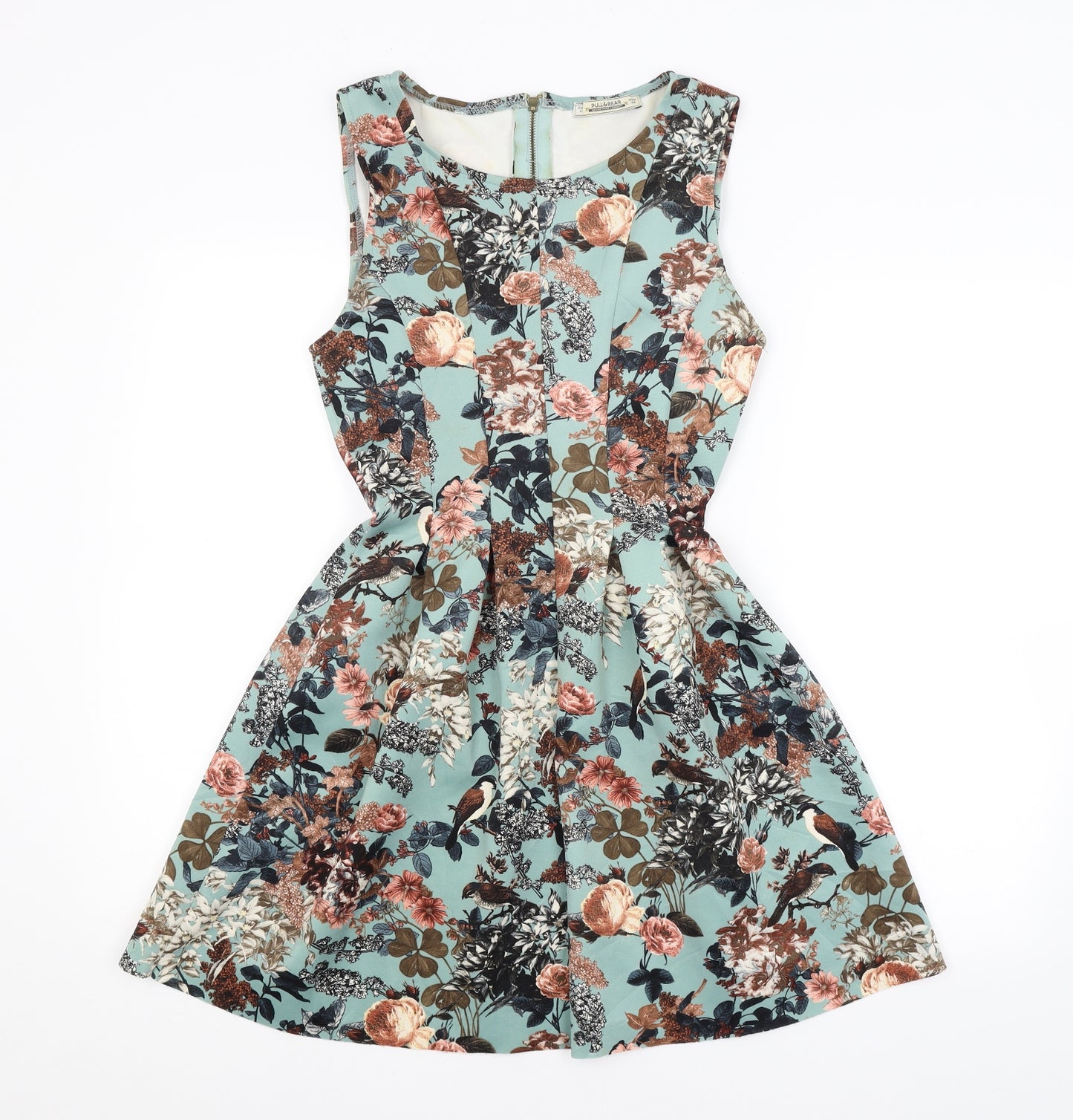 Pull&Bear Womens Multicoloured Floral  A-Line  Size L