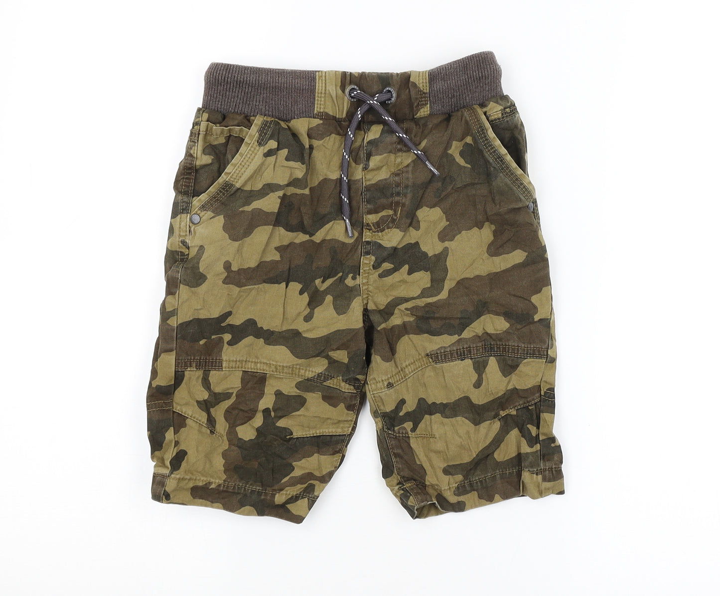 George Boys Multicoloured Camouflage  Cargo Shorts Size 7-8 Years
