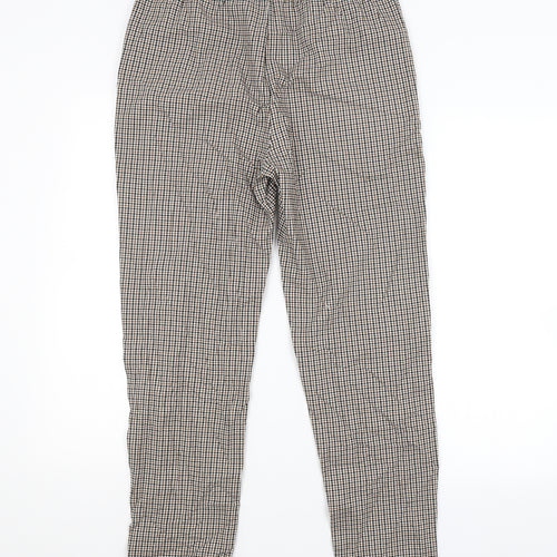 SheIn Womens Multicoloured Check  Trousers  Size L L27 in