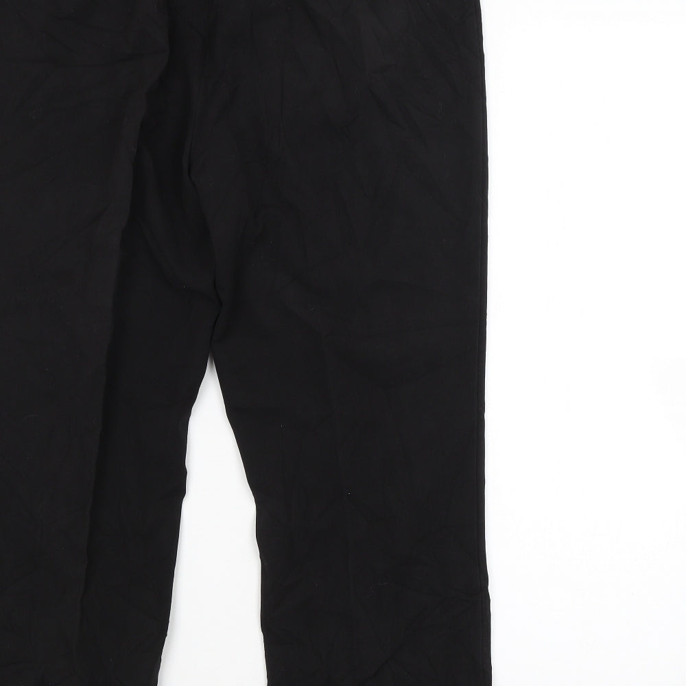 M&S Womens Black   Trousers  Size 16 L26 in